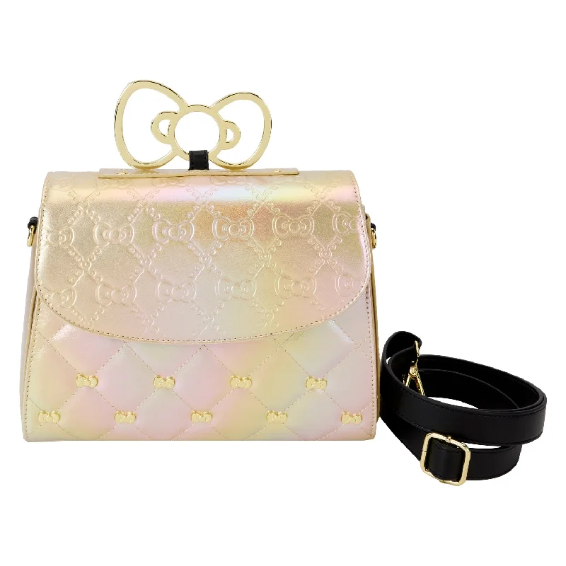 Vintage Style Deals Loungefly Sanrio 50th Anniversary Metallic Gold Crossbody Bag