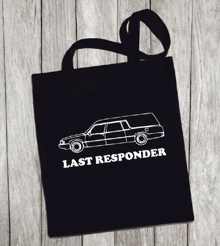 Edgy Bags For Bold And Daring Fashionistas Reusable Grocery Bag/Tote Bag - "last responder" Edgy Bags For Bold And Daring Fashionistas Reusable Grocery Bag/Tote Bag - "last responder"