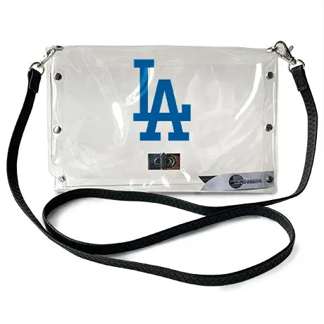 Premium Style MLB Los Angeles Dodgers Clear Envelope Purse