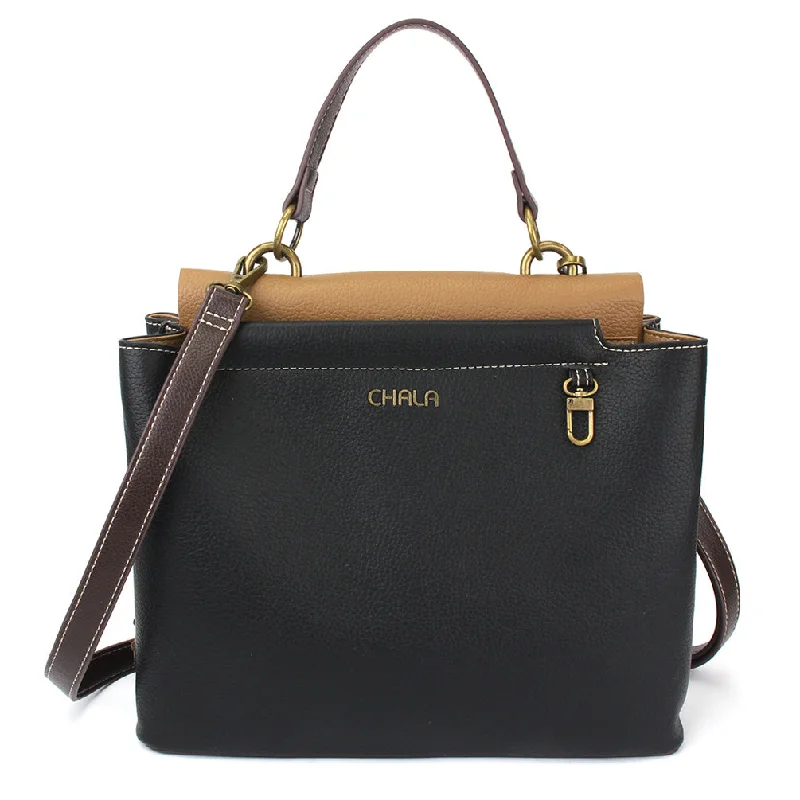 Fashion Forward Charming Satchel - Black