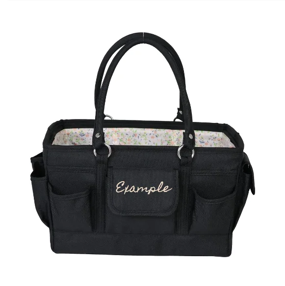 Chic & Cozy Collection Custom Small Pastel Floral Store and Tote Organizer