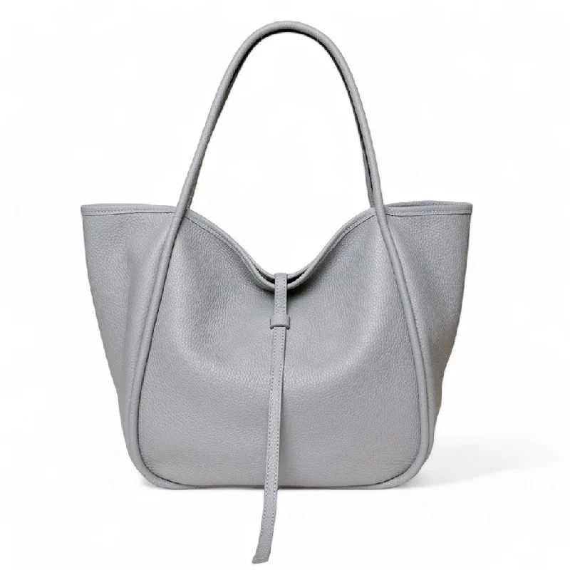 Bags For College Students On A Budget Ellis Hobo Tote in Grigio Buffalo Cowhide
