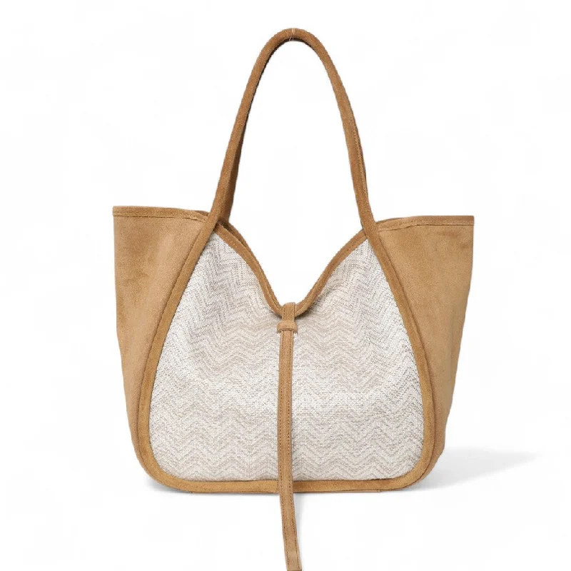 Limited-Time Offer On Trendy Bags Ellis Hobo Tote in Pane Italian Suede with Woven