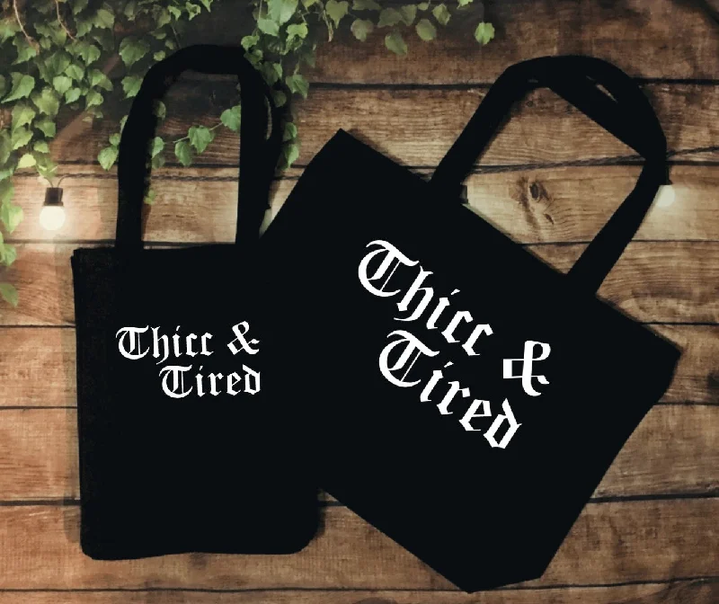 Feminine Luxe Style Sale Beach Bag and Tote - Thicc & tired