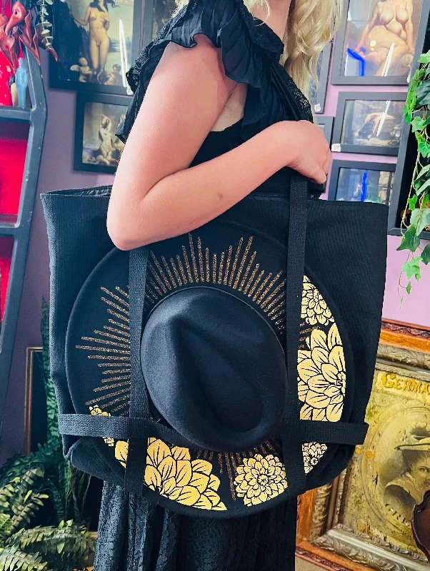 Trendy Fashion Sale Brimmed Hat Bag - Large Heavy Duty Tote with Straps to Carry Your Favorite Hat! - PRE-ORDER