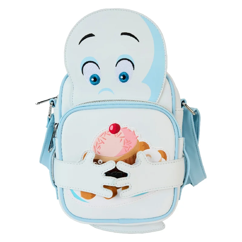Casual Fashion Loungefly Universal Casper The Friendly Ghost Halloween Glow in the Dark Crossbuddies Bag