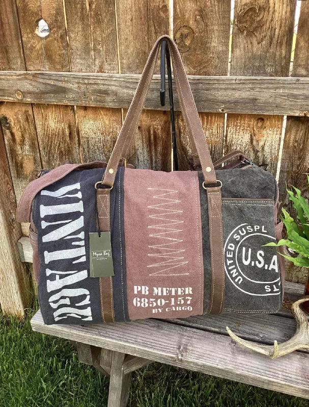Seize Bargains Canvas Weekender Duffle