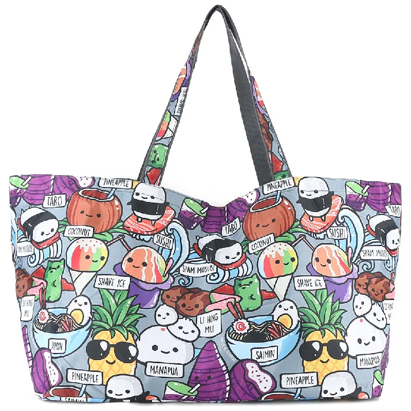 Special Offers, Don't Miss Carry-All Tote Craving Hawaii Grey