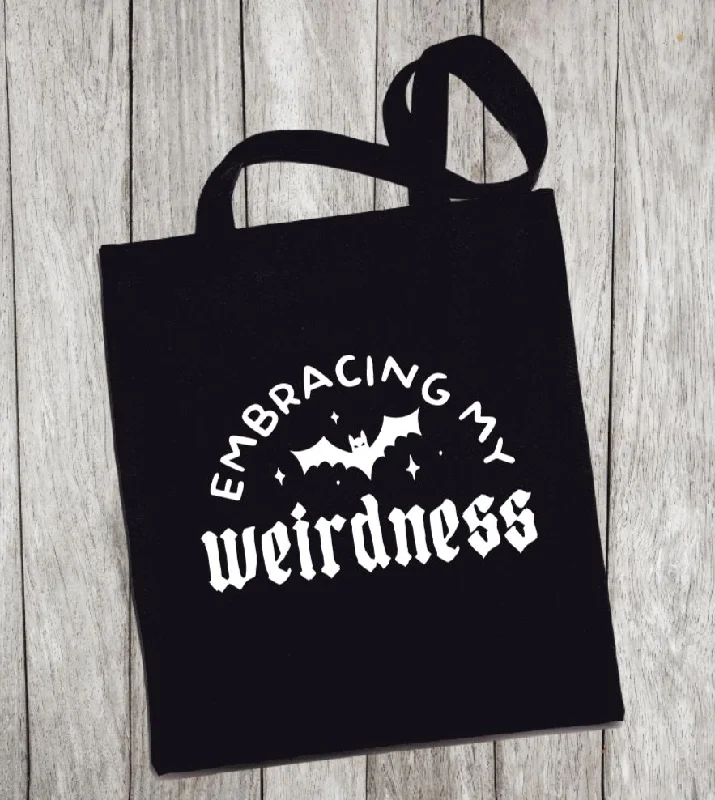 Bags With Limited-Time Deals Reusable Grocery Bag/Tote Bag - "embracing my weirdness" Bags With Limited-Time Deals Reusable Grocery Bag/Tote Bag - "embracing my weirdness"