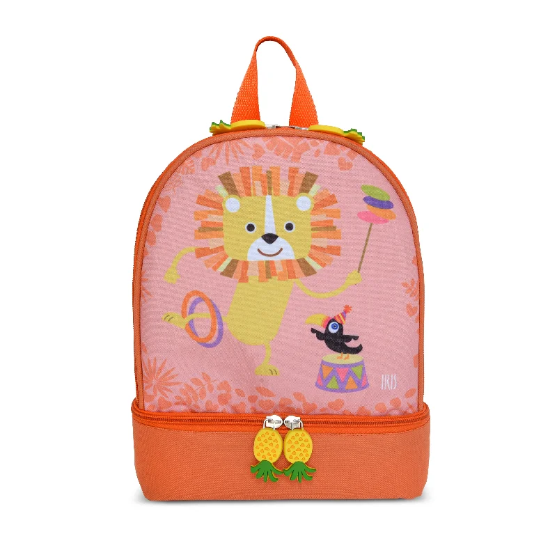 Chic And Edgy Backpack - Snack Rico 2 in 1 Funny Jungle Apricot