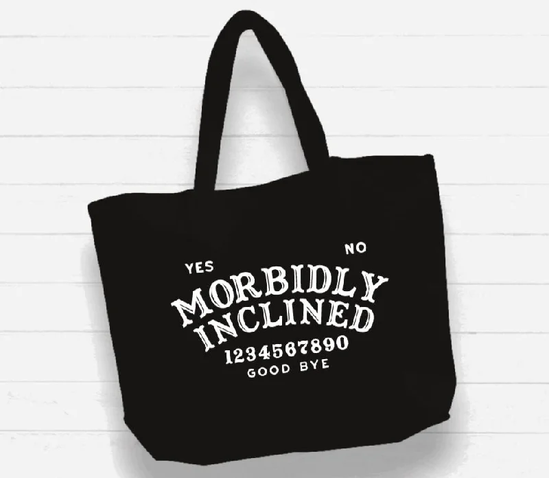 Designer Bags For Luxury Collectors Beach Bag / XL Tote Bag - "morbidly inclined"