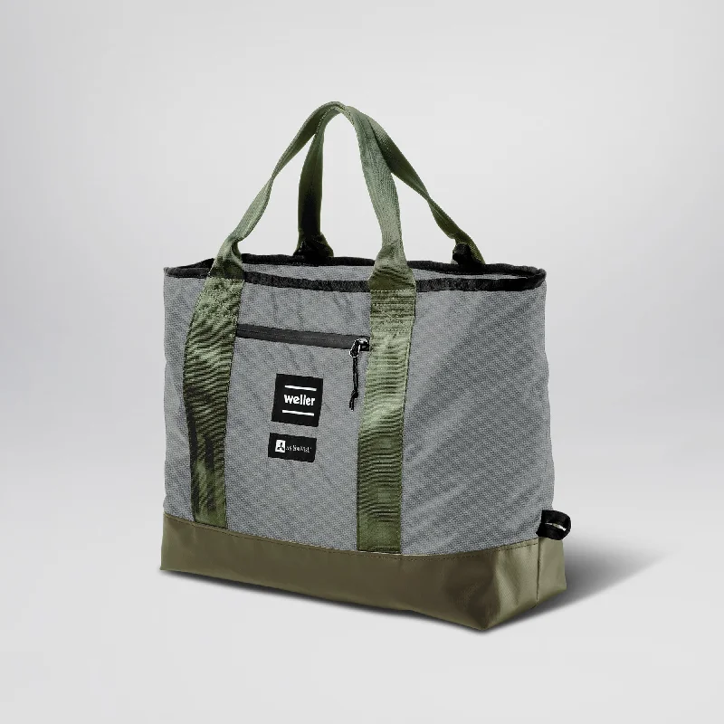 Holiday Gift Bags For Christmas The Catchall Tote Bag - Grey/Olive