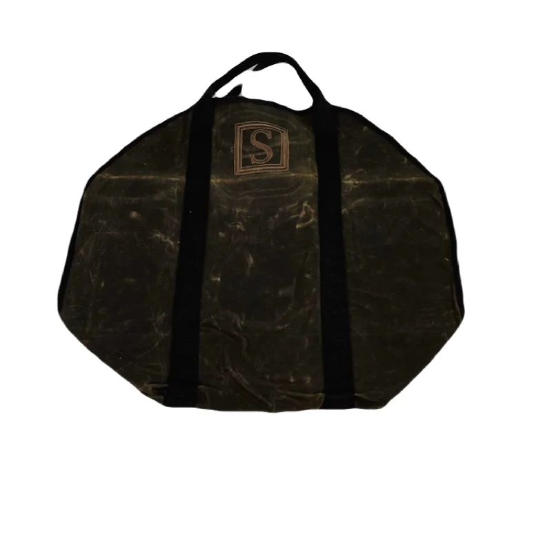 Minimalist Fashion Sale Waxed Canvas Log Carrier