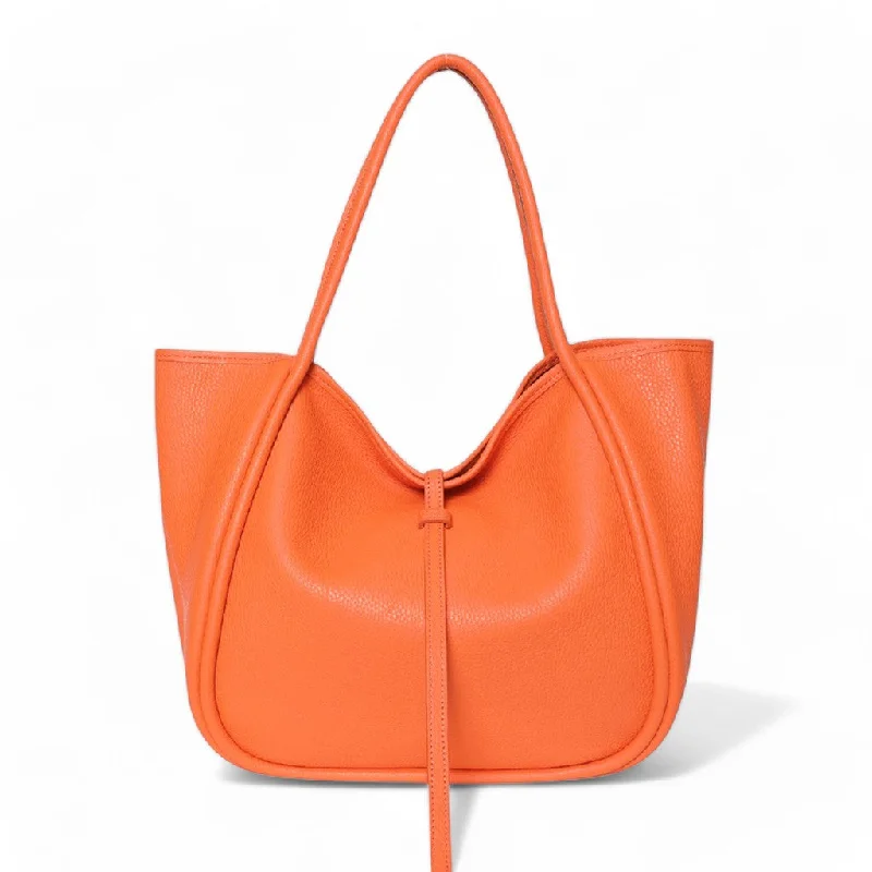 Luxury Bags For Professionals With Discounts Ellis Hobo Tote in Tigerlily Buffalo Cowhide Luxury Bags For Professionals With Discounts Ellis Hobo Tote in Tigerlily Buffalo Cowhide