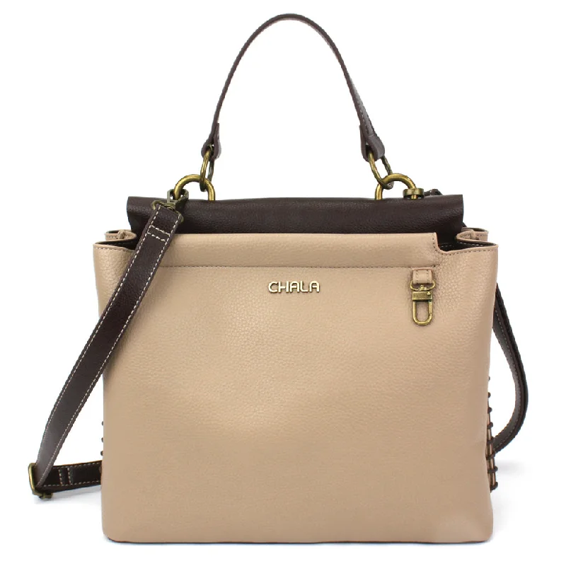 Discounted Designer Bags For Clearance Sale Charming Satchel - Taupe