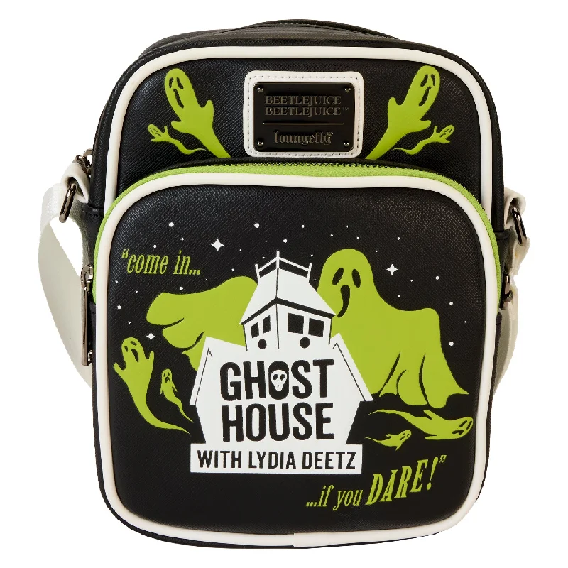 Budget Saver Loungefly Beetlejuice Beetlejuice Ghost House Glow in the Dark Crossbody Budget Saver Loungefly Beetlejuice Beetlejuice Ghost House Glow in the Dark Crossbody