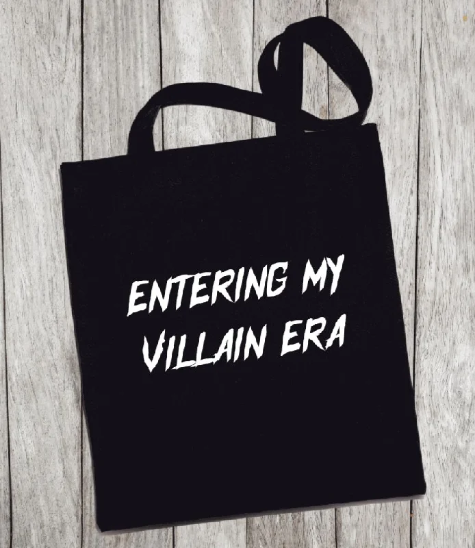 Bags For Outdoor Adventures Reusable Grocery Bag/Tote Bag - "entering my villain era" Bags For Outdoor Adventures Reusable Grocery Bag/Tote Bag - "entering my villain era"