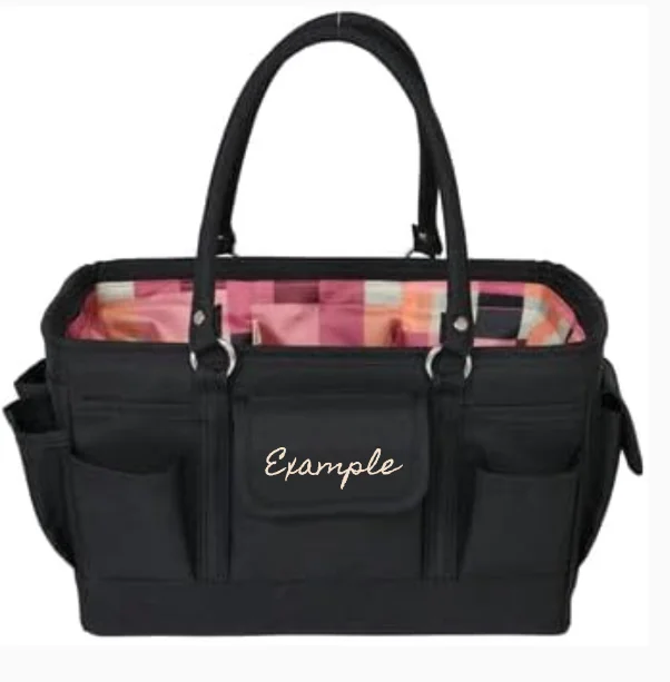 Fashion Forward, Function First Custom Checkered Pink Store and Tote Organizer