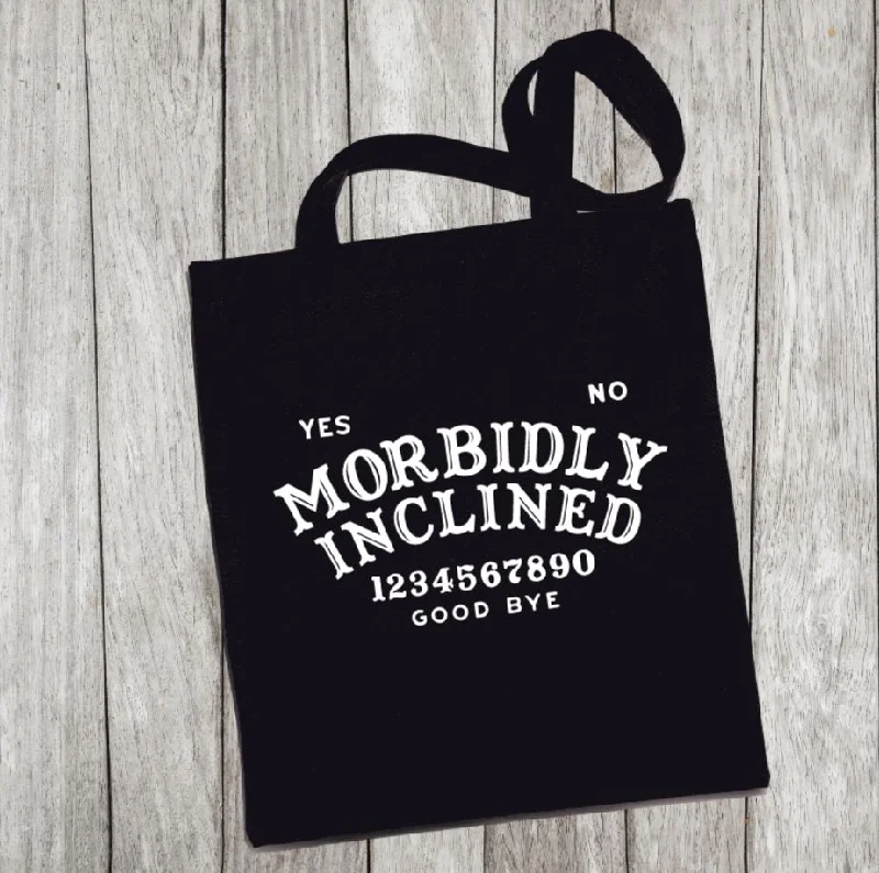 Glamorous Bags For Evening Events And Parties Reusable Grocery Bag/Tote Bag - "Morbidly Inclined" Glamorous Bags For Evening Events And Parties Reusable Grocery Bag/Tote Bag - "Morbidly Inclined"