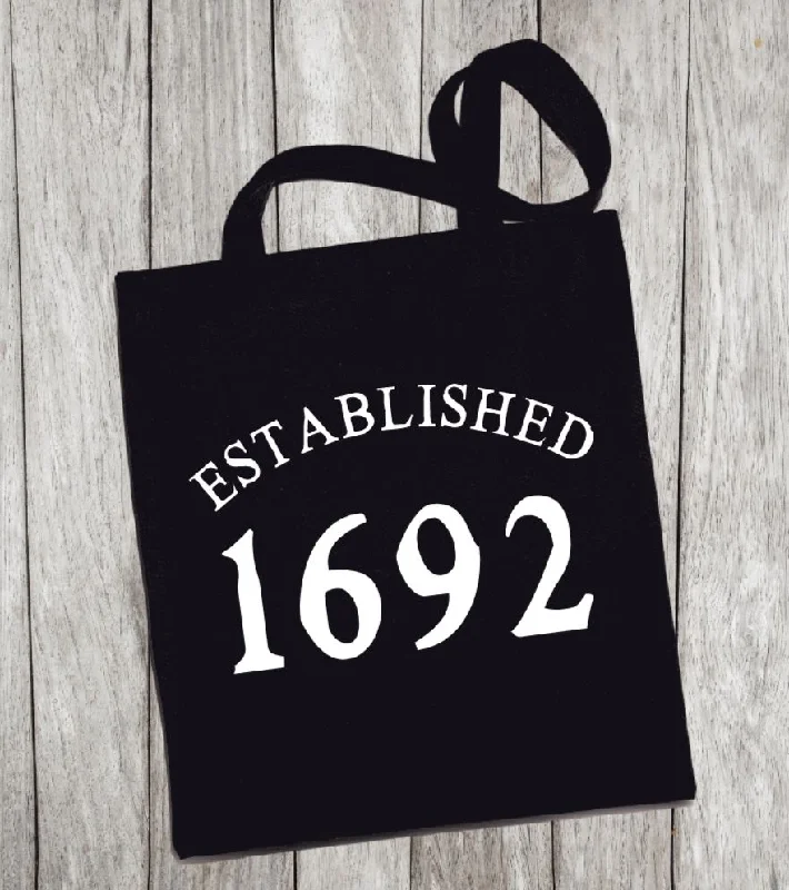 Anti-Theft And Budget-Friendly Bags Reusable Grocery Bag/Tote Bag - "Established 1692" Anti-Theft And Budget-Friendly Bags Reusable Grocery Bag/Tote Bag - "Established 1692"