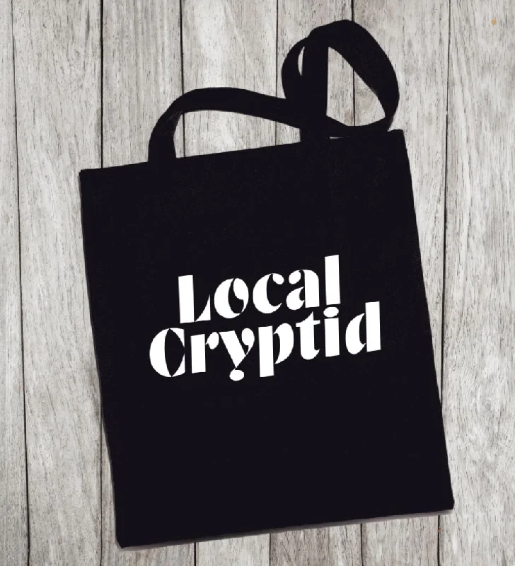 Inspired Bags For Affordable Luxury Reusable Grocery Bag/Tote Bag - "local cryptid"
