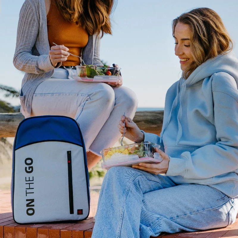 Street Chic Discounts Cooler Backpack On The Go Blue- 15L