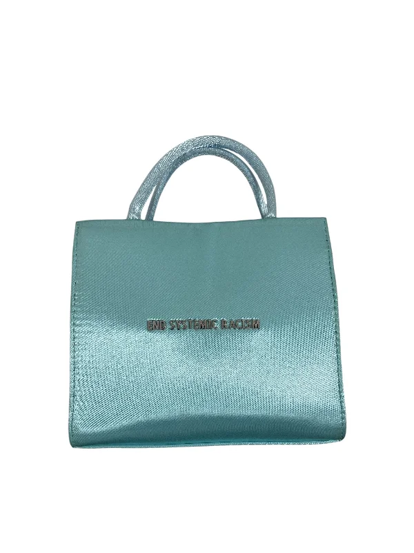Inspired Bags For Luxury Fashion Lovers BRANDON BLACKWOOD/Hand Bag/OS/BLU/END SYSTEMIC RACISM Inspired Bags For Luxury Fashion Lovers BRANDON BLACKWOOD/Hand Bag/OS/BLU/END SYSTEMIC RACISM