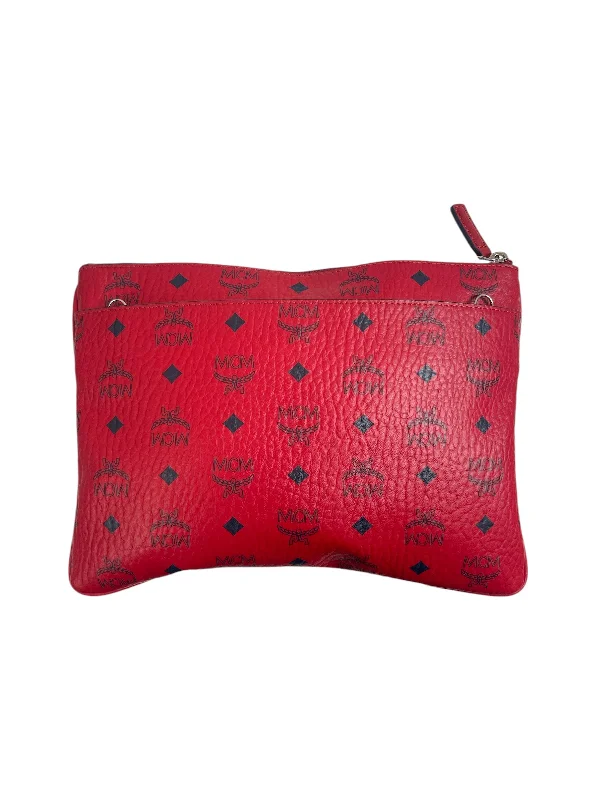 Feminine Luxe Style Sale MCM/Cross Body Bag/All Over Print/Leather/RED/RED/MYZAAVI02XC001