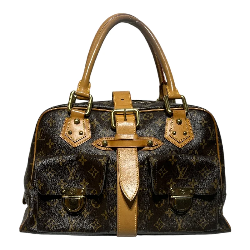 Edgy Fashion Deals LOUIS VUITTON/Hand Bag/Monogram/Leather/BRW/MANHATTAN