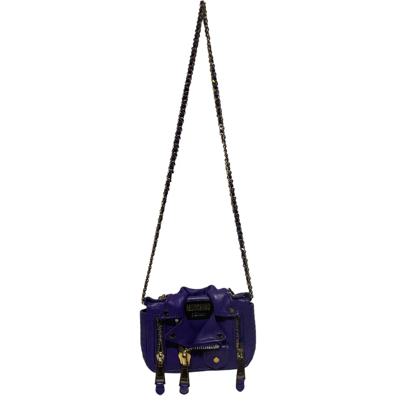 Lightweight And Affordable Bags MOSCHINO/Cross Body Bag/Leather/PPL/leather jacket bag
