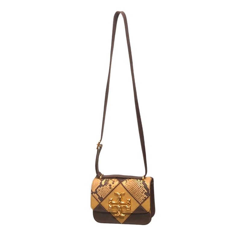 Feminine Style Promotions TORY BURCH/Cross Body Bag/Animal Pattern/Leather/BRW/snaek