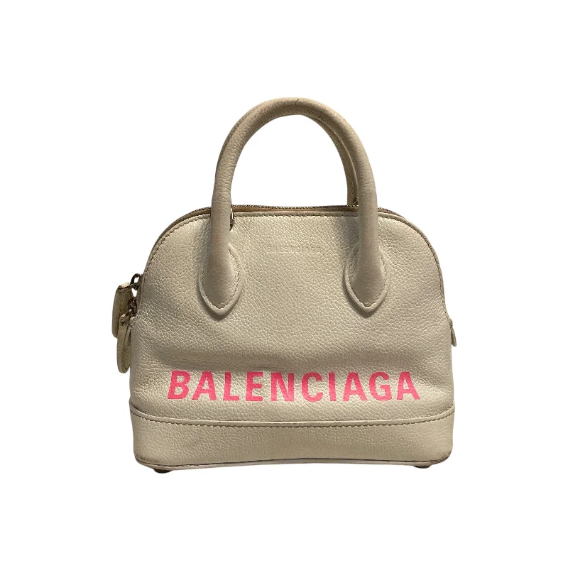 Hot Styles BALENCIAGA/Hand Bag/OS/Lambskin/WHT/