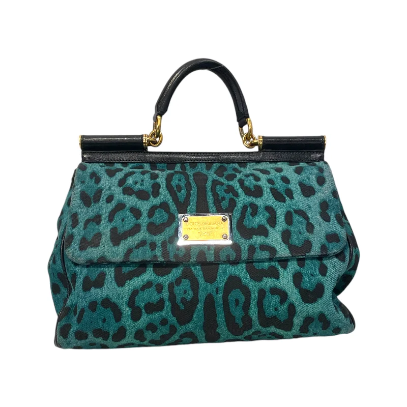 Tsa-Approved Bags For Hassle-Free Airport Security DOLCE&GABBANA/Cross Body Bag/OS/Leopard/Cotton/GRN/