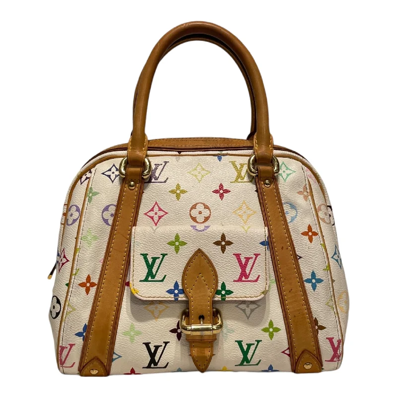 Casual Chic LOUIS VUITTON/Hand Bag/Monogram/Leather/WHT/MULTICOLOR PRISCILLA