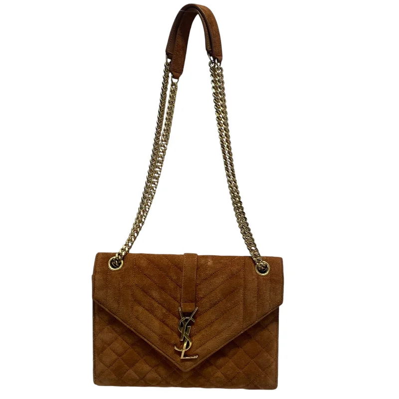 Seasonal Clearance Bags For Summer, Winter, Etc. SAINT LAURENT/Cross Body Bag/Suede/CML/envelope Seasonal Clearance Bags For Summer, Winter, Etc. SAINT LAURENT/Cross Body Bag/Suede/CML/envelope