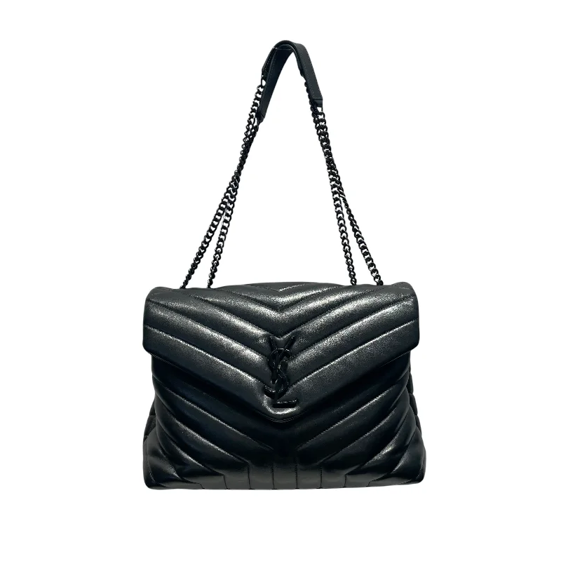 Urban Fashion SAINT LAURENT/Cross Body Bag/Leather/BLK/PMR574946