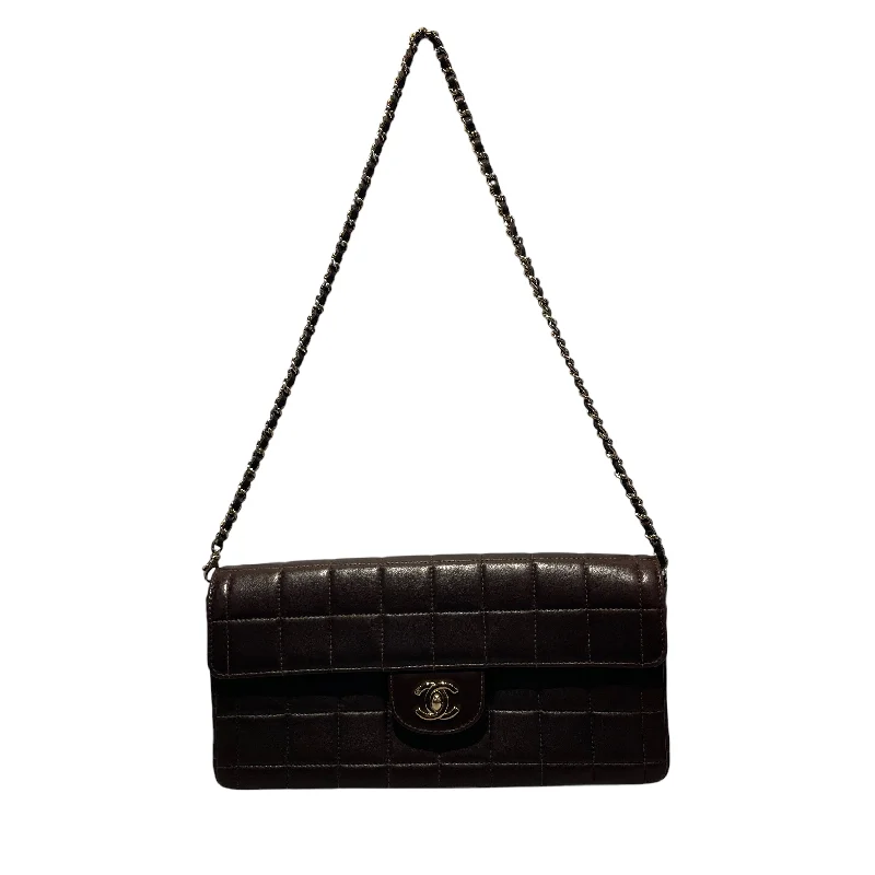 Special Offers, Don't Miss CHANEL/Bag/Lambskin/BRW/East West Chocolate Bar Bag