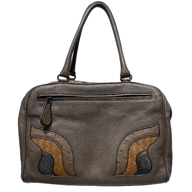 Vibrant Style Promotions BOTTEGA VENETA/Hand Bag/Leather/GRY/Ltd. Ed. "50th Anniversary"
