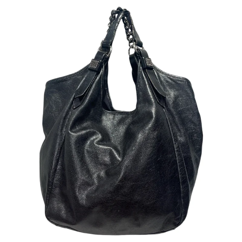 Massive Savings GIVENCHY/Hand Bag/OS/Leather/BLK/LOGO ON STRAP