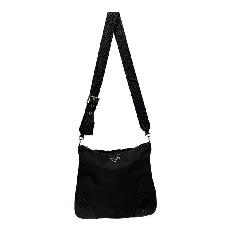Trendy Threads PRADA/Cross Body Bag/Nylon/BLK/Cross Body Bag