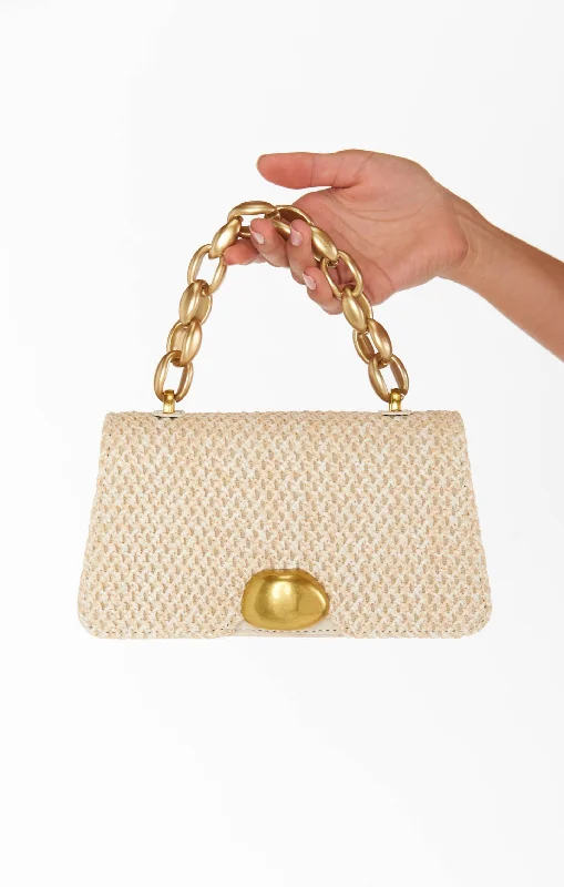 Seasonal Picks Agnes Woven Bag ~ Beige