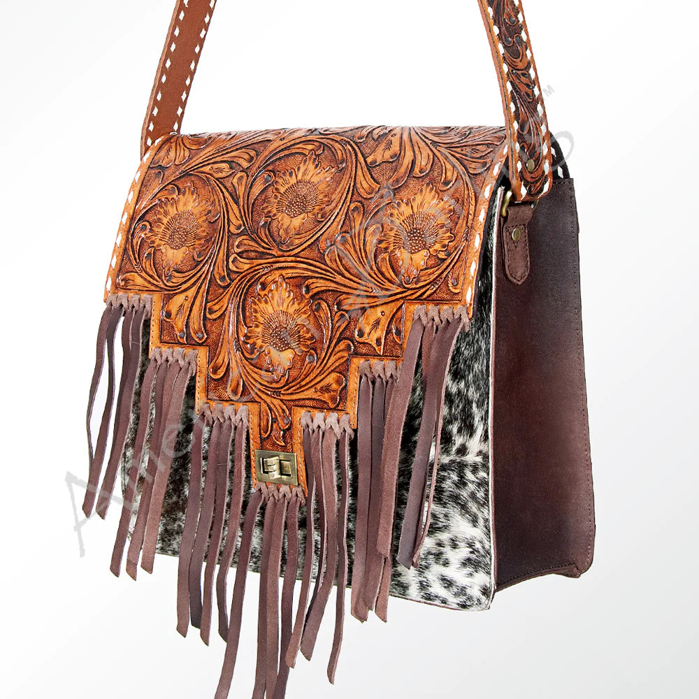 Tsa-Approved Bags For Hassle-Free Airport Security American Darling Conceal Carry Tooled/Hide Square Bag