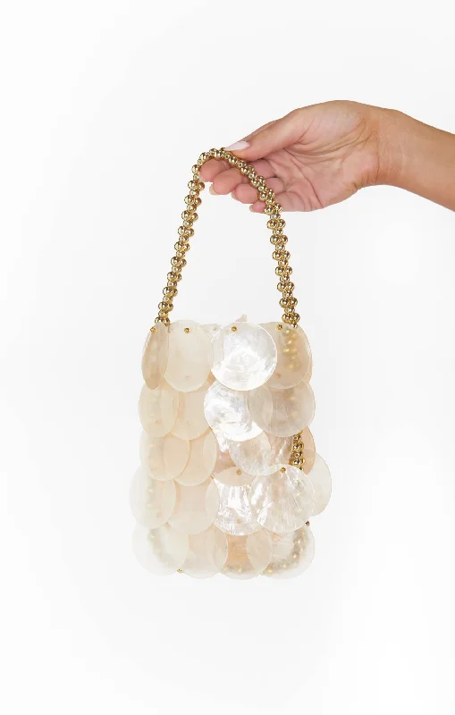 Sleek Style Discounts Becca Shell Bag ~ Ivory