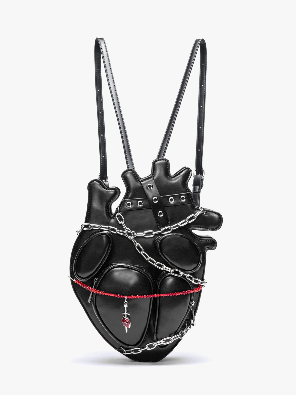 Limited Time Chained Dark Heart Bag