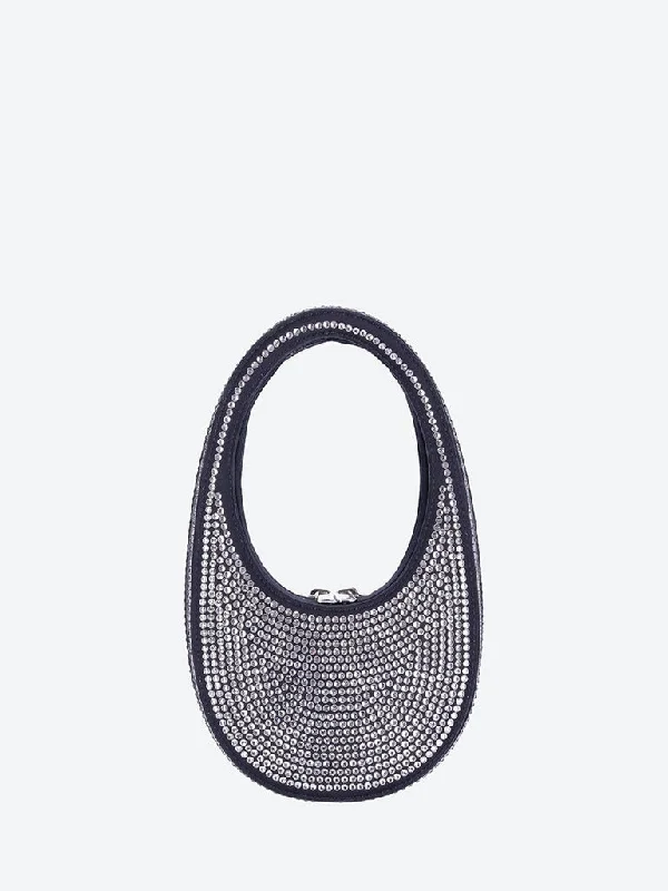 Bid Farewell To The Old Season Crystal-embellished mini swipe bag