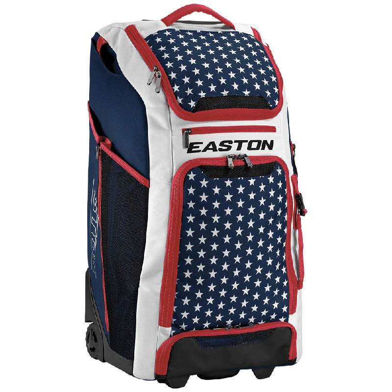 High-End Style Discounts Easton Wheeled Catcher's Bag (Stars and Stripes)