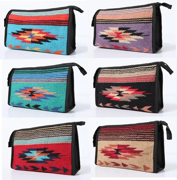 Unbeatable Deals El Paso Saddleblanket South West Make Up Bag