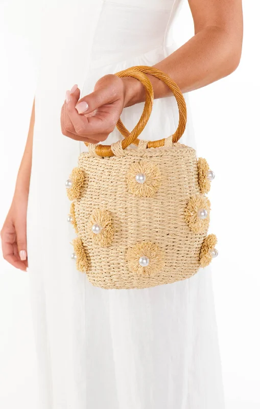 Contemporary Fashion Sale Elia Straw Bag ~ Light Natural