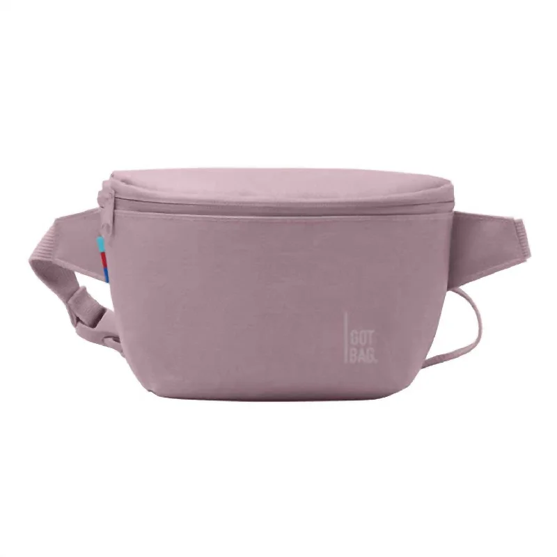 Unleash Your Trendy Side Hip Bag - Unisex In Calamary