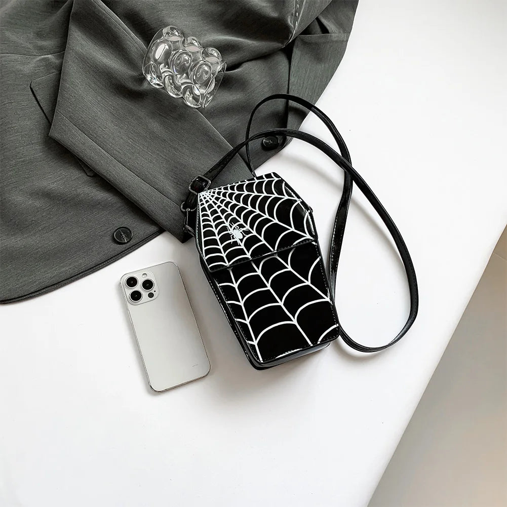 Shop The Hottest Deals Instant Shipping! Spider Web Coffin Bag